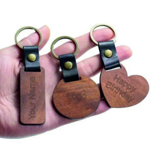Wooden keychain
